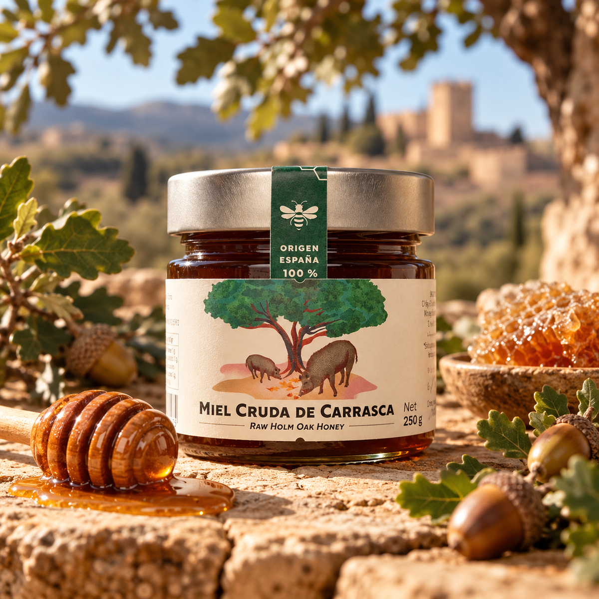 Raw Holm Oak Honey